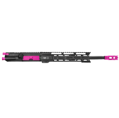 MCS AR-15 5.56 NATO 16" CARBINE UPPER WITH 10" M LOK HANDGUARD - CERAKOTE PINK  MCS AR-15 5.56 NATO 16" CARBINE UPPER WITH 10" M LOK HANDGUARD - CERAKOTE PINK