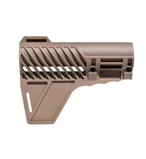 MCS Fin Stabilizing Brace for AR Pistols - Tan  MCS Fin Stabilizing Brace for AR Pistols - Tan