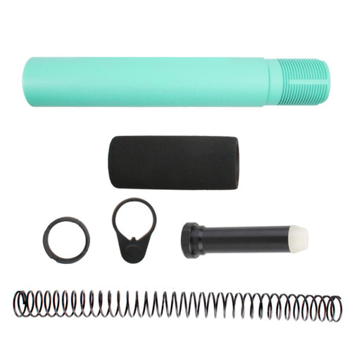 MCS AR-15 .223/5.56 Complete Pistol Buffer Tube Kit - Cerakote Robins Egg 