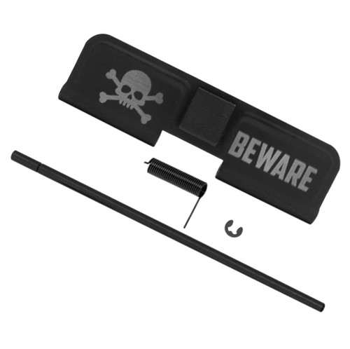 AR-15 Ejection Port Dust Cover Assembly - Skull Stay Spooky