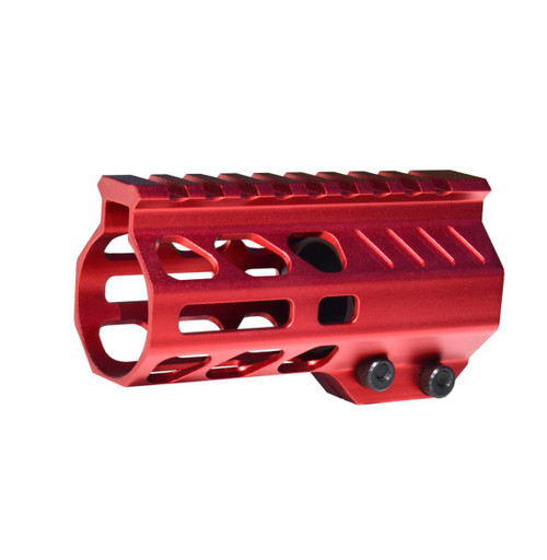 MCS Red M-LOK 4.2" Free Float Handguard for 223/5.56 Uppers 
