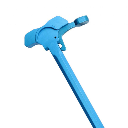 MCS AR-15 Battle Hammer Charging Handle w/ Oversized Latch - Blue 