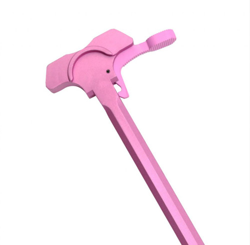 MCS AR-15 Battle Hammer Charging Handle w/ Oversized Latch - Pink 