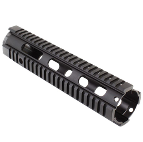 MCS AR-15 10" Mid Length Free Float Quad Rail w/ Barrel nut - Black  MCS AR-15 10" Mid Length Free Float Quad Rail w/ Barrel nut - Black