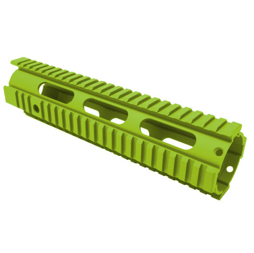 MCS AR-15 10" Mid Length Free Float Handguard - Cerakote - Zombie Green 