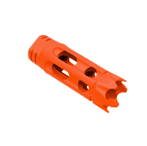MCS AR-15/.223/5.56 Custom Ported Muzzle Brake - Cerakote Hunter Orange  MCS AR-15/.223/5.56 Custom Ported Muzzle Brake - Cerakote Hunter Orange