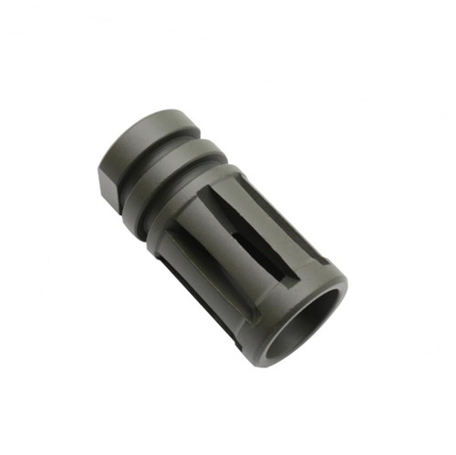 MCS AR-15/.223/5.56 A2 Muzzle Brake for 1/2"x28 Pitch - 5 Ports - Cerakote OD Green 