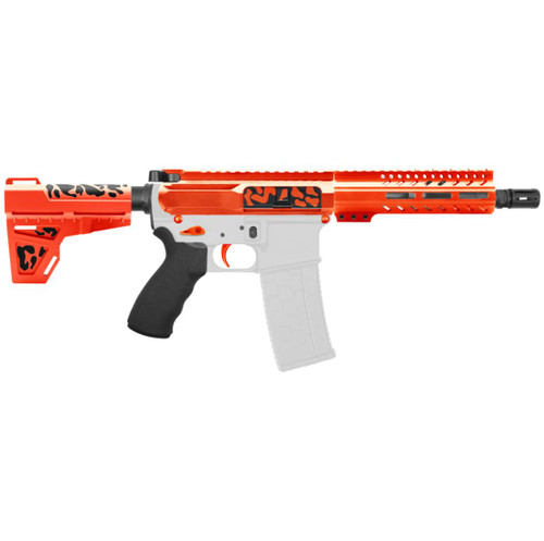 MCS AR-15 5.56 NATO 7.5'' PISTOL KIT - SIDE CUT BILLET UPPER WITH 7'' HANDGUARD - CERAKOTE CAMO ORG  MCS AR-15 5.56 NATO 7.5'' PISTOL KIT - SIDE CUT BILLET UPPER WITH 7'' HANDGUARD - CERAKOTE CAMO ORG