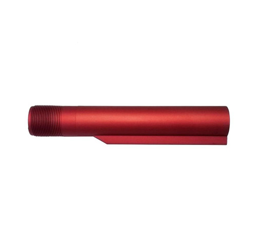 MCS Red Anodized Mil-Spec 6-Position Buffer Tube  MCS Red Anodized Mil-Spec 6-Position Buffer Tube