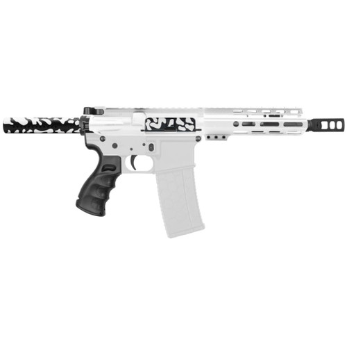 MCS AR-15 5.56 NATO 7.5'' PISTOL KIT - FORGED UPPER WITH 7'' HANDGUARD - CERAKOTE CAMO BRIGHT WHITE  MCS AR-15 5.56 NATO 7.5'' PISTOL KIT - FORGED UPPER WITH 7'' HANDGUARD - CERAKOTE CAMO BRIGHT WHITE