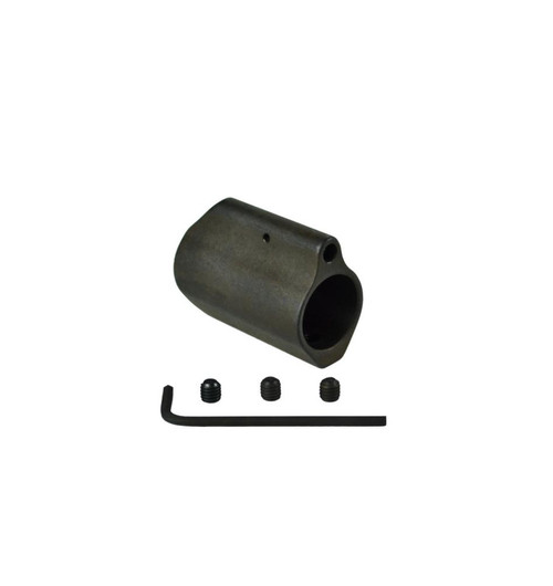 MCS AR-15 Low Profile Gas Block, 0.750” Steel, Long Style 