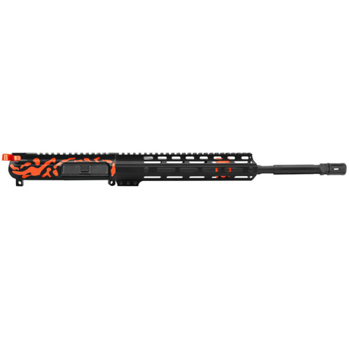 MCS AR-15 5.56 NATO 16" CARBINE UPPER - 10" M-LOK HANDGUARD -V2 - CERAKOTE CAMO ORANGE 