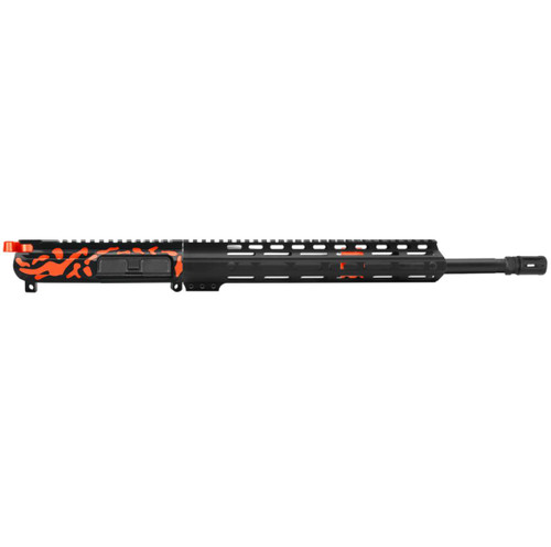 MCS AR-15 5.56 NATO 16" CARBINE UPPER - 12" M-LOK HANDGUARD -V2 - CERAKOTE CAMO ORANGE 