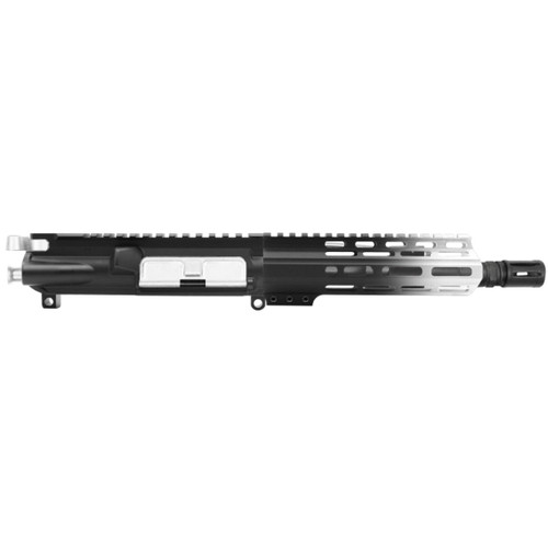 MCS AR-15 5.56 NATO 7.5'' PISTOL UPPER - FORGED UPPER WITH 7'' HANDGUARD - CERAKOTE GRADIENT BRIGHT WHITE  MCS AR-15 5.56 NATO 7.5'' PISTOL UPPER - FORGED UPPER WITH 7'' HANDGUARD - CERAKOTE GRADIENT BRIGHT WHITE