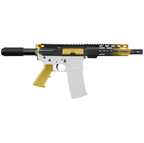 MCS AR-15 5.56 NATO 7.5'' PISTOL KIT - FORGED UPPER WITH 7'' HANDGUARD - CERAKOTE GRADIENT GOLD  MCS AR-15 5.56 NATO 7.5'' PISTOL KIT - FORGED UPPER WITH 7'' HANDGUARD - CERAKOTE GRADIENT GOLD