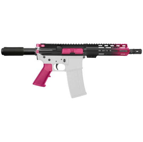 MCS AR-15 5.56 NATO 7.5'' PISTOL KIT - FORGED UPPER WITH 7'' HANDGUARD - CERAKOTE GRADIENT PINK  MCS AR-15 5.56 NATO 7.5'' PISTOL KIT - FORGED UPPER WITH 7'' HANDGUARD - CERAKOTE GRADIENT PINK