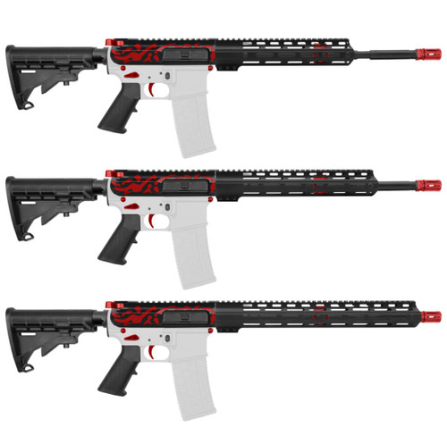 MCS AR-15 5.56 NATO 16" CARBINE KIT WITH M-LOK HANDGUARD LENGTH OPTION -V2 - CERAKOTE CAMO RED 