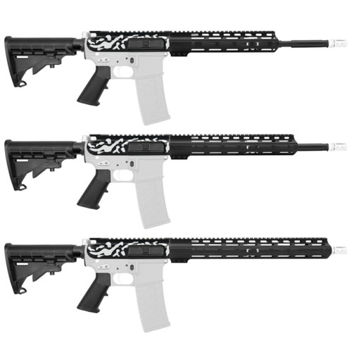 MCS AR-15 5.56 NATO 16" CARBINE KIT WITH M-LOK HANDGUARD LENGTH OPTION -V2 - CERAKOTE CAMO WHITE 
