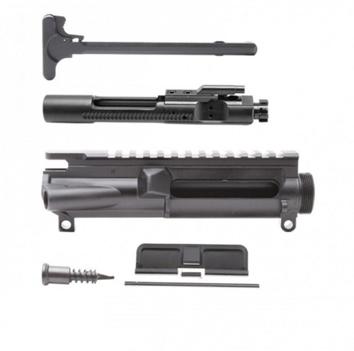 MCS AR-15 Flat-Top Upper Receiver Kit - Made in U.S.A. - Ejection Port Kit - Forward Assist - Charging Handle 