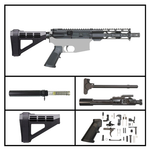 AR-15 WYLDE CHYLDE W/KAK BRACE 7.5 INCH .223 WYLDE PISTOL FULL