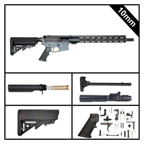 MCS AR-15 10MM "SHADOWFANG" 16-INCH RIFLE FULL BUILD KIT 