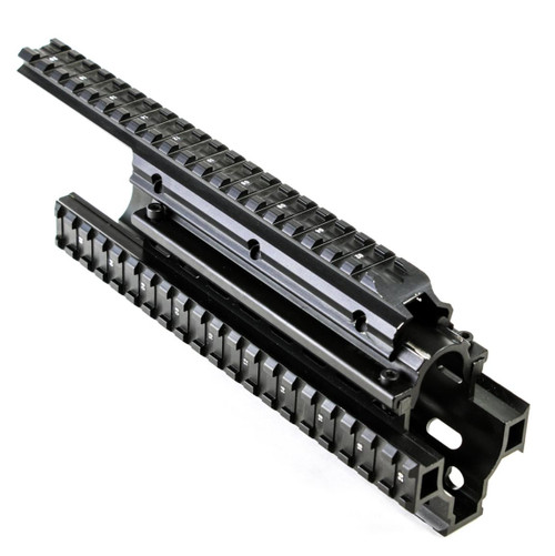MCS Saiga 12 Quad Rail Handguard 6061-T6 aluminum  MCS Saiga 12 Quad Rail Handguard 6061-T6 aluminum