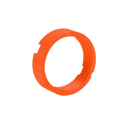 MCS AR-15 Buffer Castle Nut Cerakote - Orange 