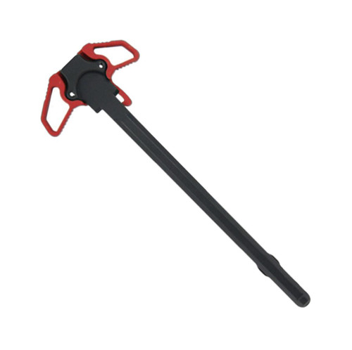 MCS AR-10 / LR-308 DUAL AMBIDEXTROUS CHARGING HANDLE - CERAKOTE RED 