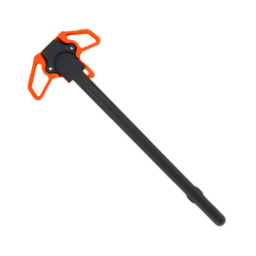 MCS AR-10 / LR-308 DUAL AMBIDEXTROUS CHARGING HANDLE - CERAKOTE HUNTER ORANGE 