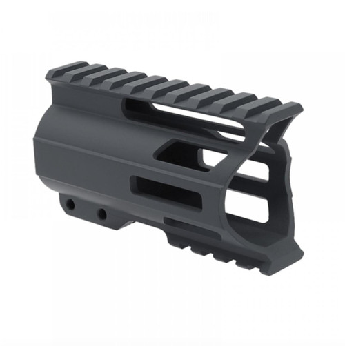 MCS AR-15 4" Combat Modular M-Lok Handguard "C" Cut - CERAKOTE Sniper Gray 