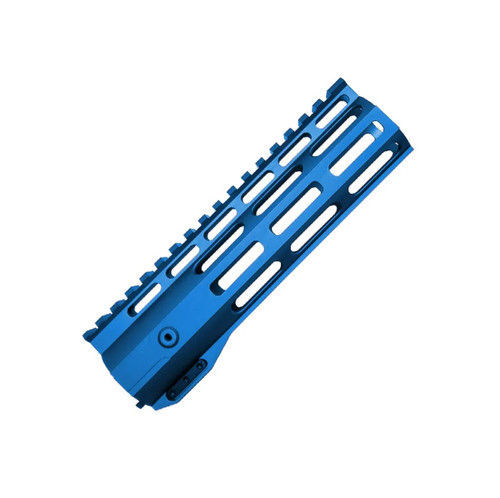 MCS AR-15 7″ M-LOK Anodized Rail - Blue  MCS AR-15 7″ M-LOK Anodized Rail - Blue