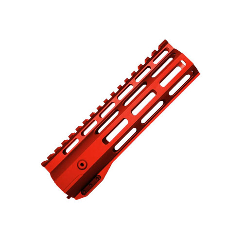 MCS AR-15 7″ M-LOK Anodized Rail - Red  MCS AR-15 7″ M-LOK Anodized Rail - Red