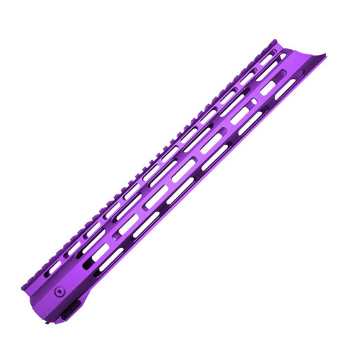 MCS AR-15 15″ M-LOK Anodized Rail - Purple 