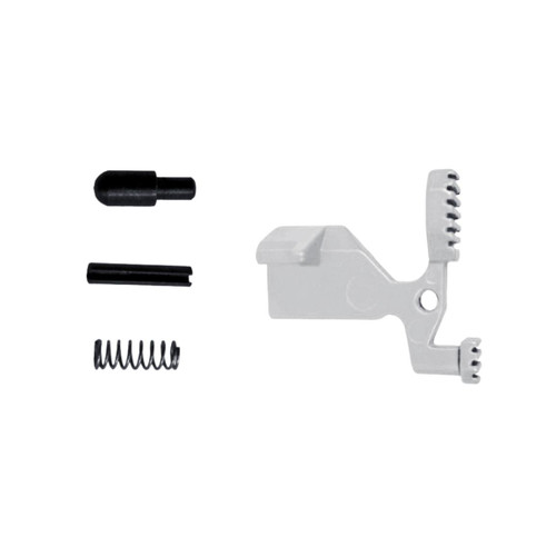 MCS AR-15 Enhanced Bolt Catch Upgrade - Cerakote Glacier Silver 