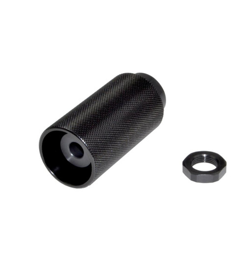 MCS 1/2x36 Muzzle Brake for 9mm - Blast Forwarding - Steel - Black 