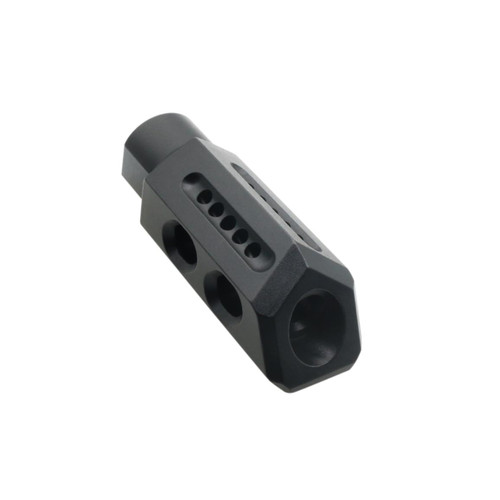 MCS AR-10/LR-308 Pentagram Ported Steel Muzzle Brake 5/8 x 24 BLACK NITRIDE - Made In USA  MCS AR-10/LR-308 Pentagram Ported Steel Muzzle Brake 5/8 x 24 BLACK NITRIDE - Made In USA