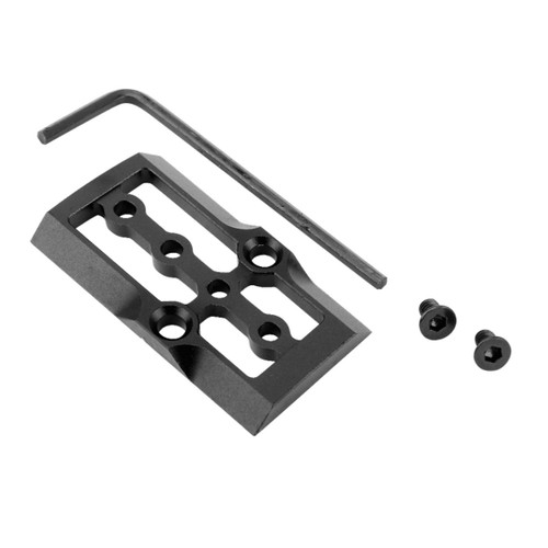 MCS RMR Cover Plate for Glock 17/19/26 V4 - Black  MCS RMR Cover Plate for Glock 17/19/26 V4 - Black