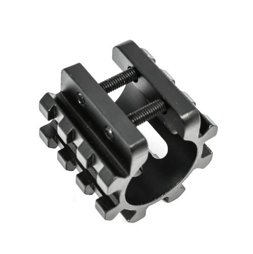 MCS 12 Gauge 1" Shotgun Mag Tube Tri Rail Weaver/Picatinny Mount 