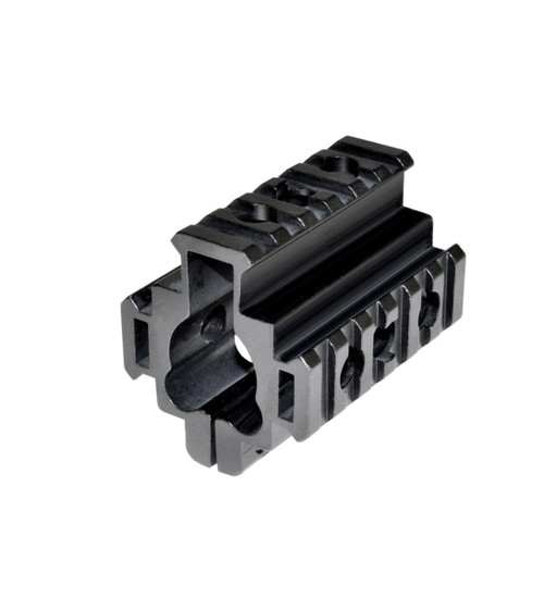 MCS AR-15 FSP Tri Rail Barrel Mount w/ Spacers - Black 