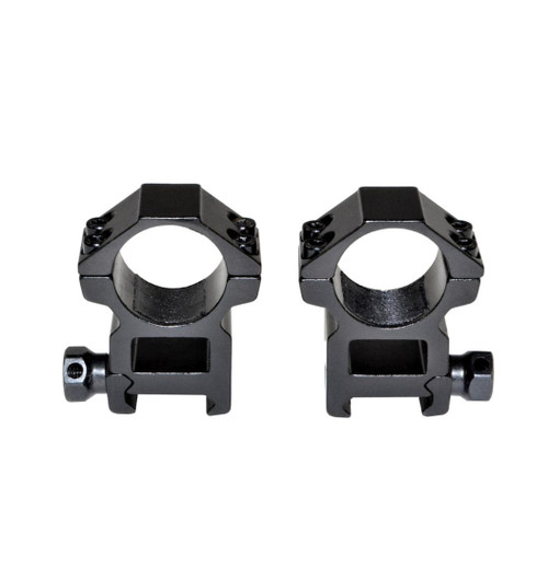 MCS 1" High Profile Scope Rings for Picatinny Rail 
