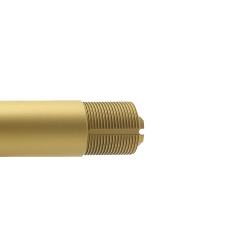 MCS AR-15 Custom Made Pistol Buffer Tube - Cerakote Gold  MCS AR-15 Custom Made Pistol Buffer Tube - Cerakote Gold