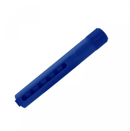 MCS AR-15 Stock Buffer Tube -Mil-Spec -6 Positions - Cerakote Blue Flame 