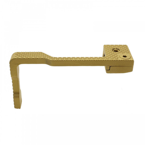MCS AR-15 Extended Bolt Catch Release Lever - Cerakote Zombie Gold 