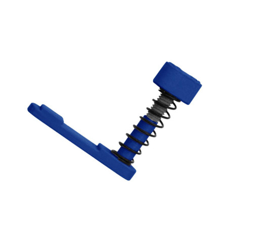 MCS Magazine Catch Assembly w/ Button and Spring – Cerakote Blue Flame 