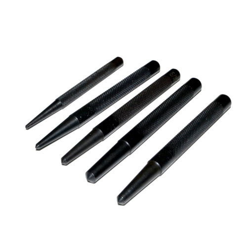 MCS 5pc Hole Center Punch Kit Set for Steel, Wood - 1/16", 1/8", 5/32", 3/16", 1/4" Diameters 