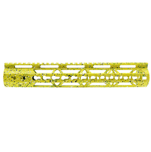 MCS AR-15 12'' Ultra Slim Keymod Handguards V2 - Base Lemon Zest - Pattern - Sniper Gray - Bright White - Zombie Green - Cerakote Splatter  MCS AR-15 12'' Ultra Slim Keymod Handguards V2 - Base Lemon Zest - Pattern - Sniper Gray - Bright White - Zombie Green - Cerakote Splatter