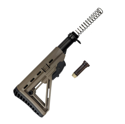 MCS AR-10 Stock & Buffer Tube Assembly .308 ARSTK105-T3 - FDE 