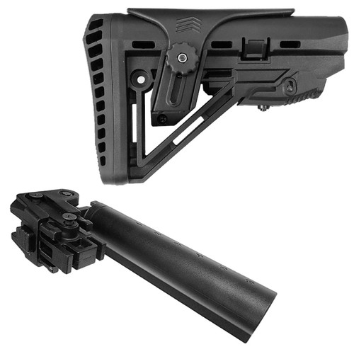 MCS AK-47 Folding Stock Adapter 104 Combo Kit - Black  MCS AK-47 Folding Stock Adapter 104 Combo Kit - Black