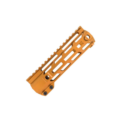 AR-15 7″ Anodized M-Lok Rails Adz-Alpha - Orange