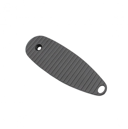 MCS AR-15 Aluminum A1/A2 Stock Butt Plate with Locking Screw - BLACK 